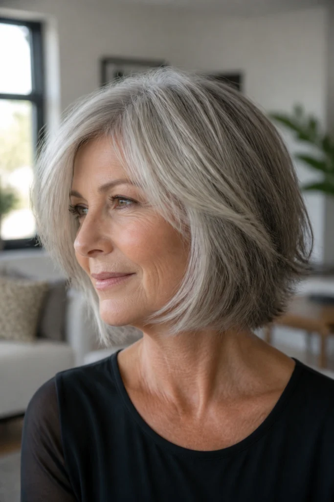 28 Grey Bob Haircuts for Fine Hair
