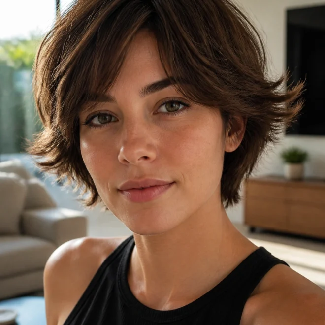 25 Trendy Short Hairstyles for Round Faces