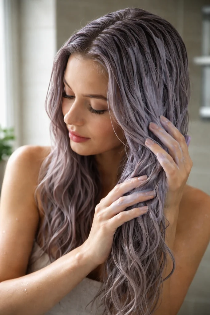 20 Lilac Grey Hair Color Ideas for Cool Skin Tones