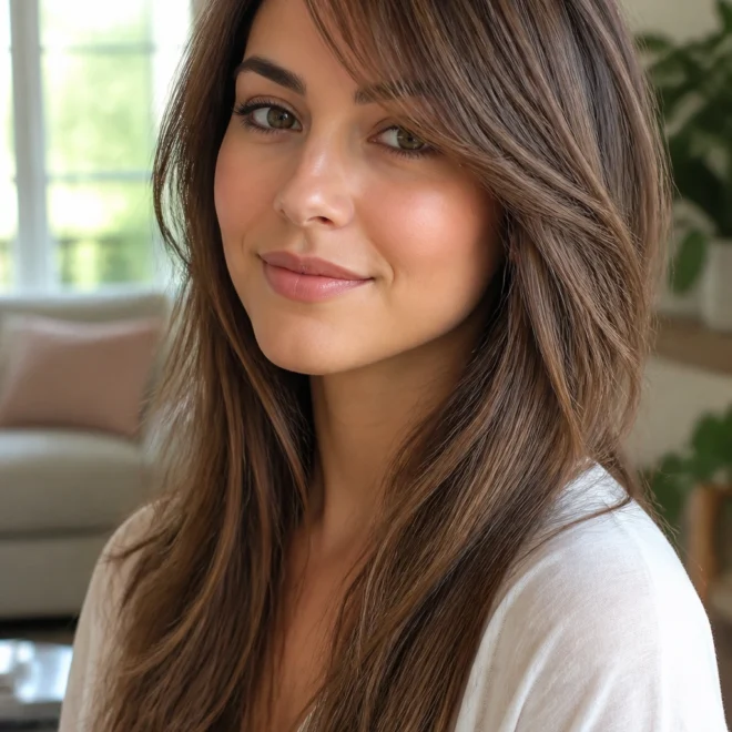 18 Side Haircuts for Round Faces