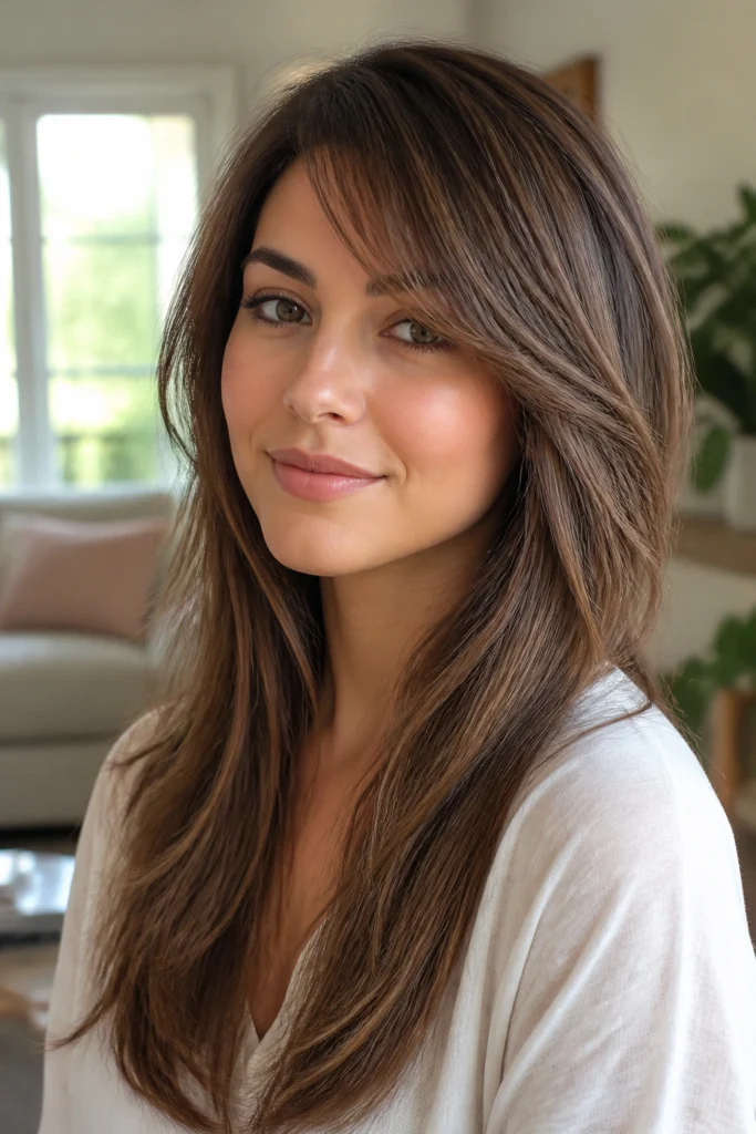 18 Side Haircuts for Round Faces