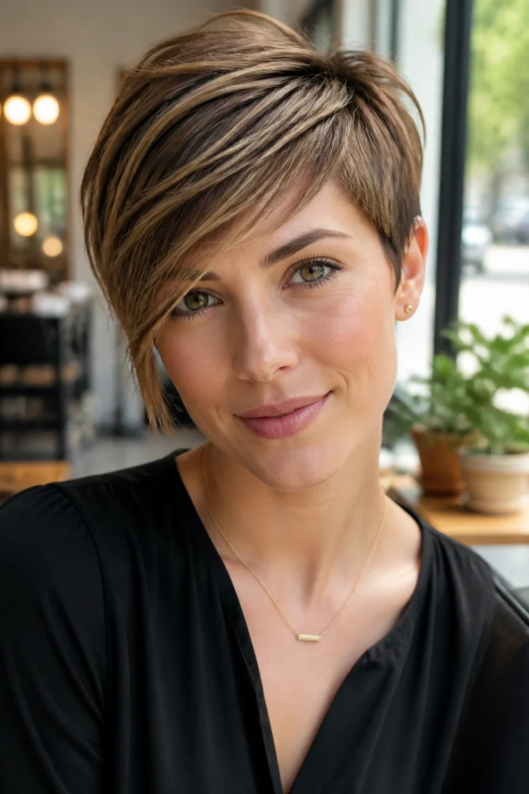 25 Short Haircuts for Round Faces