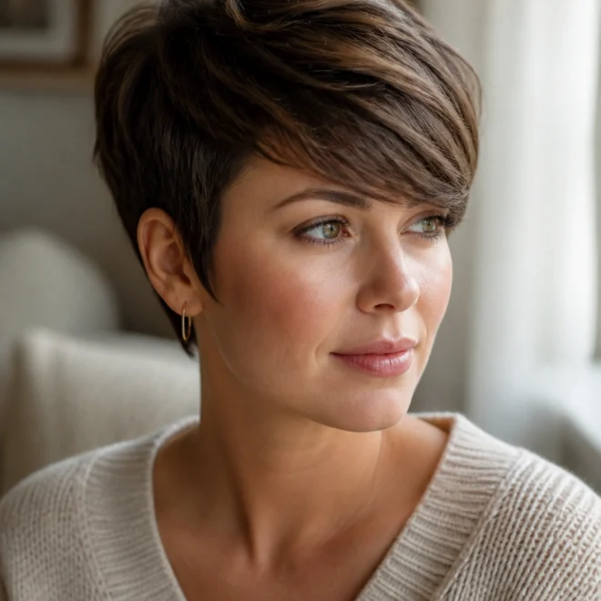 25 Pixie Cuts for Round Faces