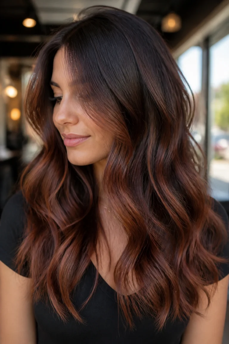 22 Mahogany Highlights for Brown Hair