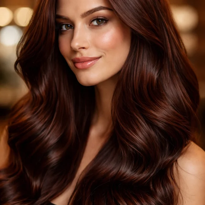 30 Mahogany Hair Gloss Treatments for Brunettes