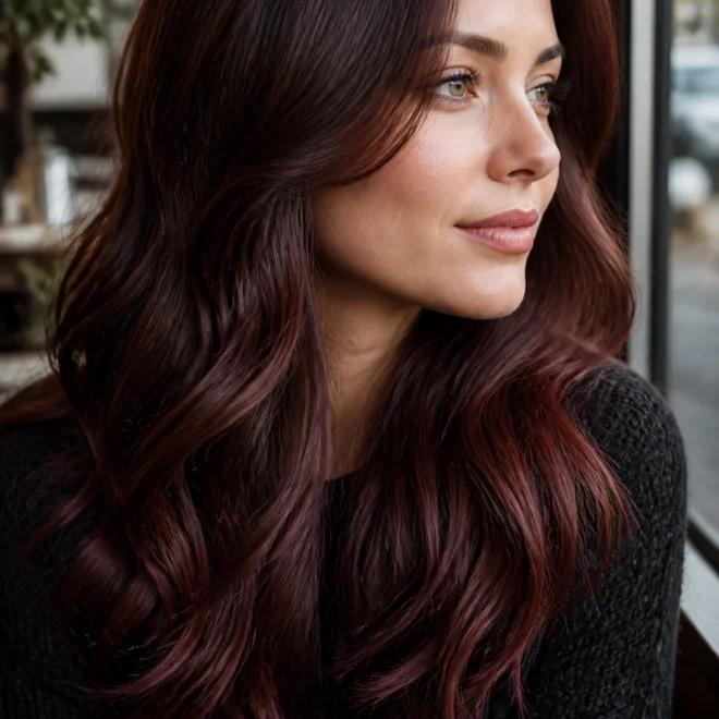 25 Chocolate Auburn Hair Color Ideas for Cool Skin Tones