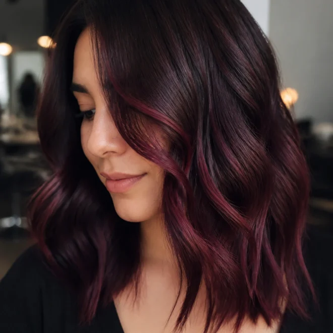 18 Red Burgundy Hair Color Ideas for Cool Skin Tones