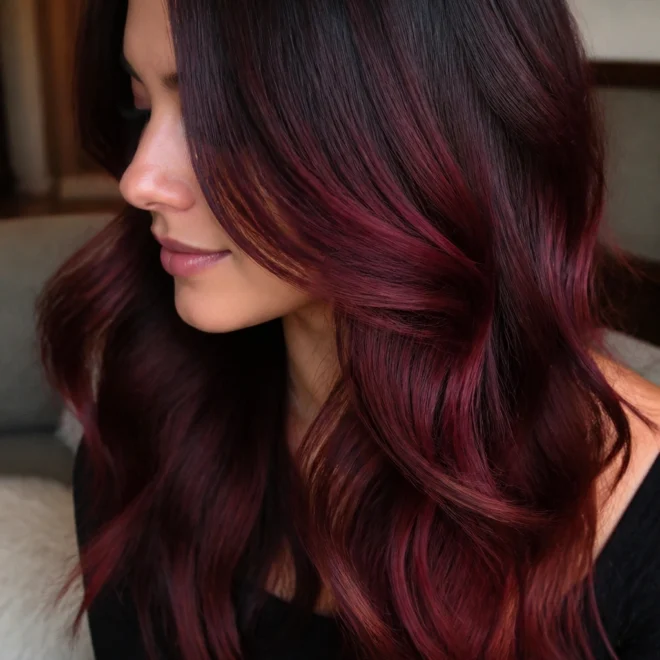 28 Burgundy Hair Color Ideas for Cool Skin Tones