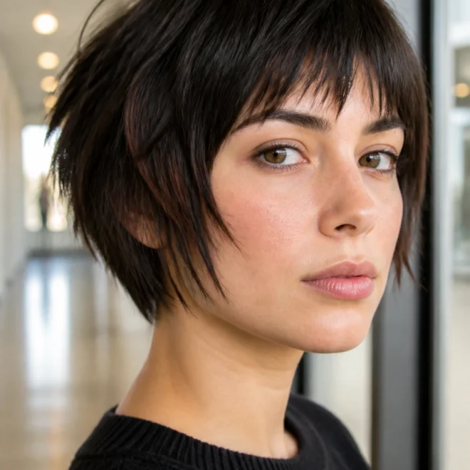20 Short Choppy Bob Haircuts for Round Faces