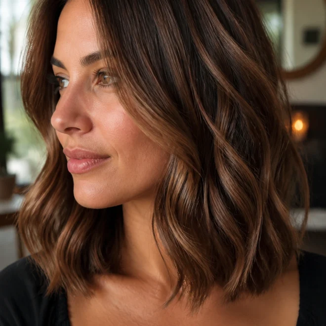 20 Brown Lowlights for Brunette Hair