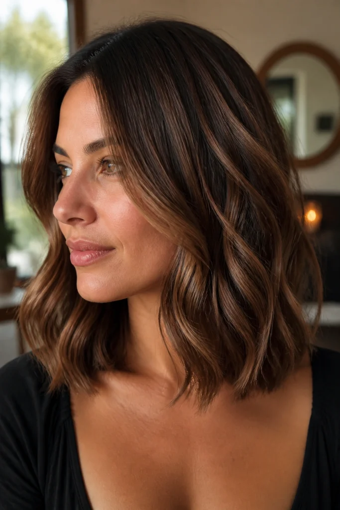 20 Brown Lowlights for Brunette Hair