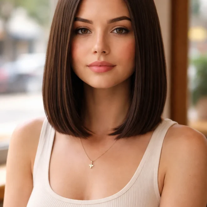 25 Long Bob Haircuts for Round Faces