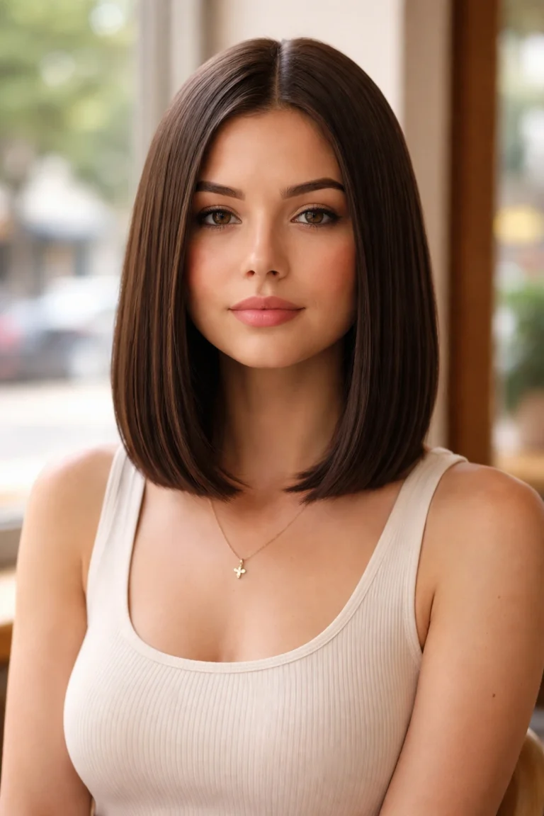 25 Long Bob Haircuts for Round Faces