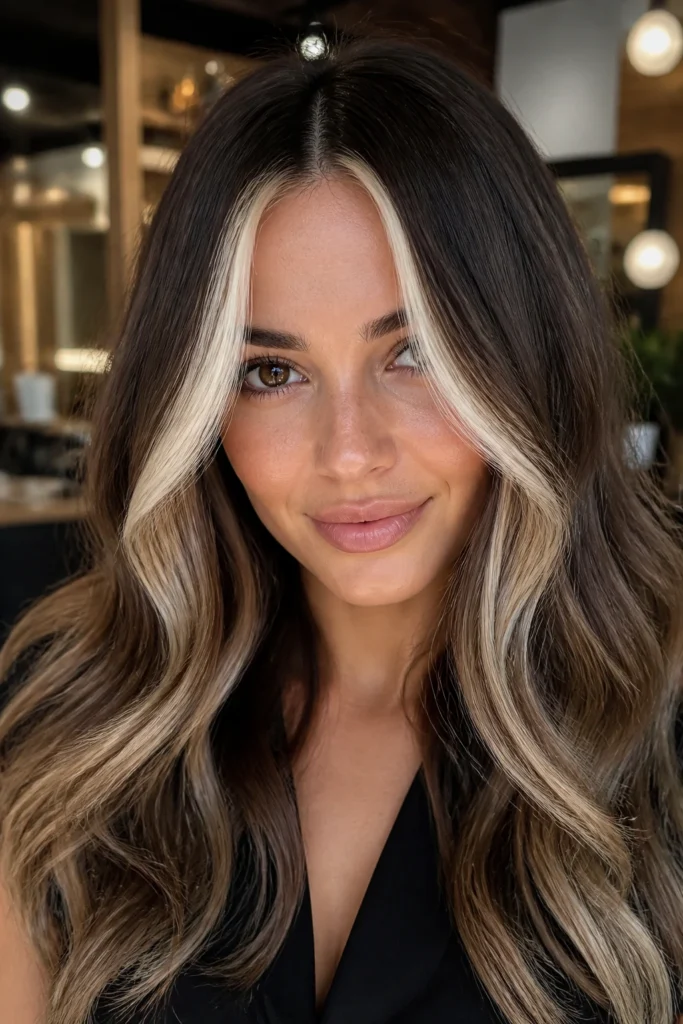 18 Platinum Blonde Balayage Looks for Brown Hair