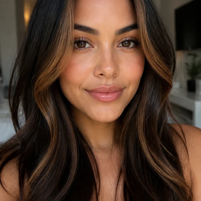 22 Chestnut Highlights for Brown Hair