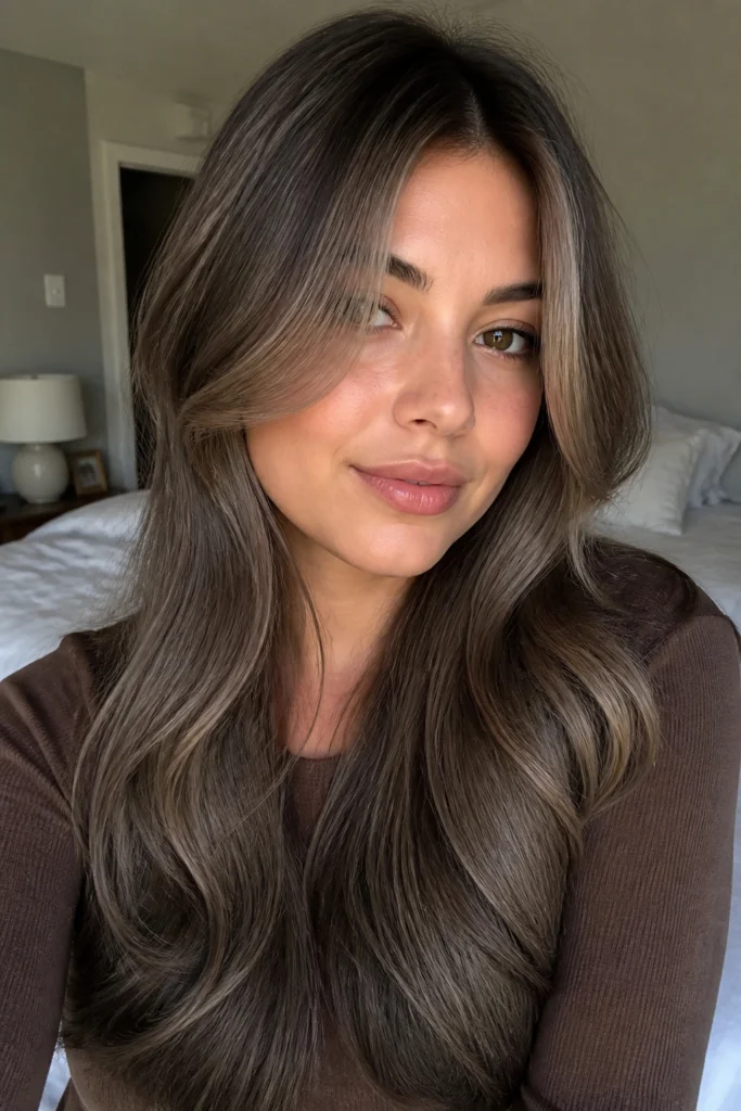 20 Ash Brown Hair Color Ideas for Round Faces