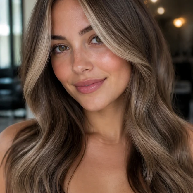 18 Blonde Brown Balayage Looks for Round Faces