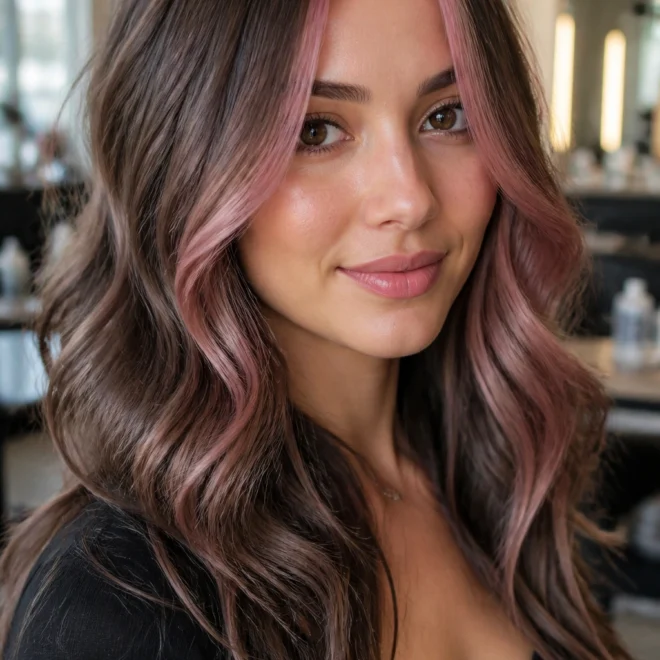 25 Brown Pink Hair Color Ideas for Cool Skin Tones
