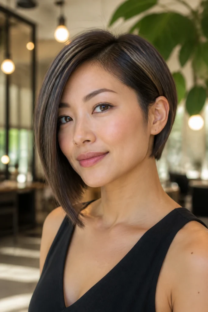 25 Short Asymmetrical Haircuts for Round Faces