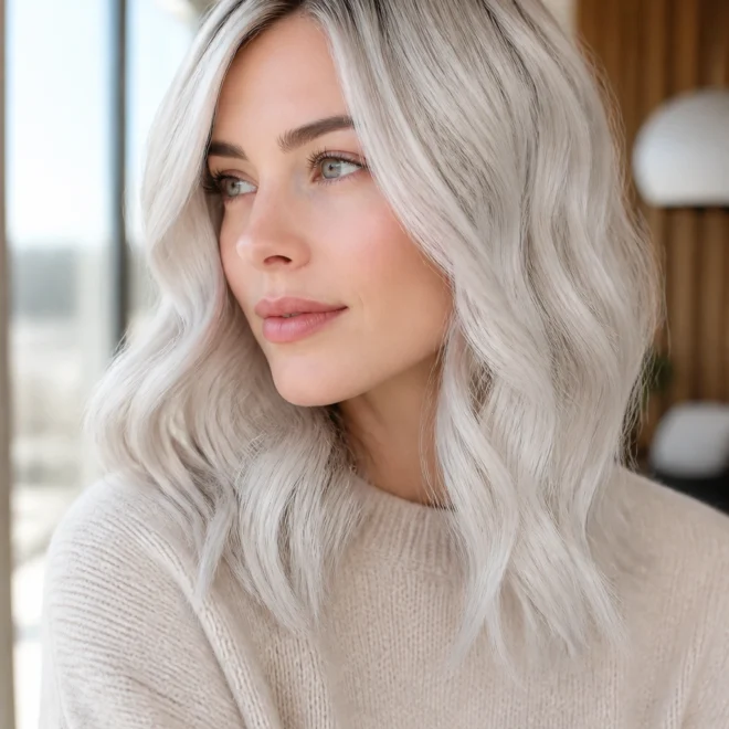30 Blonde Silver Hair Color Ideas for Cool Skin Tones
