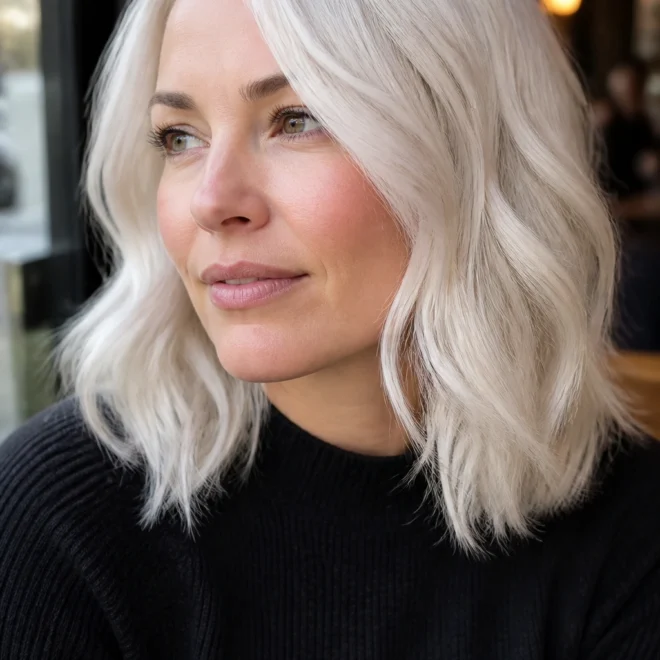 20 Silver White Hair Color Ideas for Cool Skin Tones