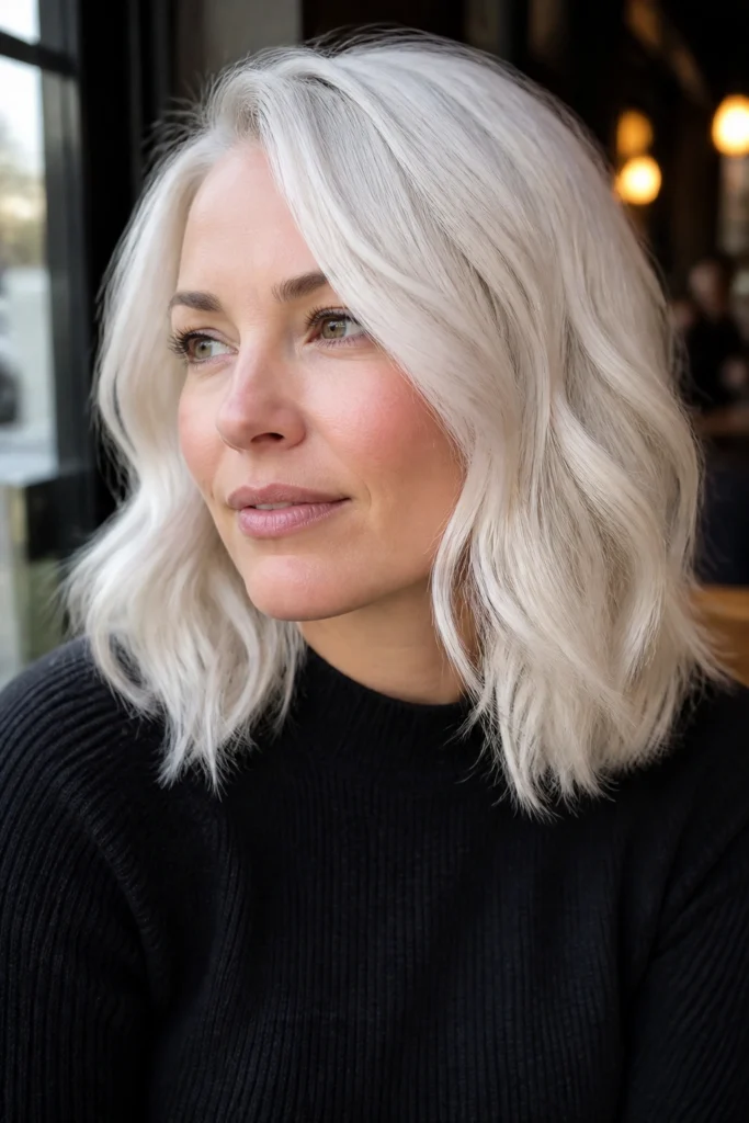 20 Silver White Hair Color Ideas for Cool Skin Tones