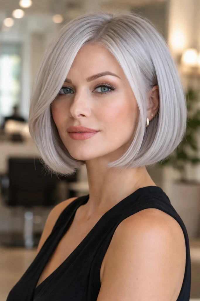 20 Gray Hair Color Ideas for Cool Skin Tones
