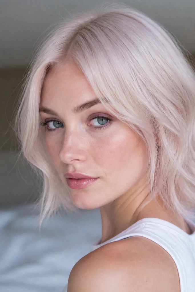 22 Blond Pink Hair Color Ideas for Cool Skin Tones