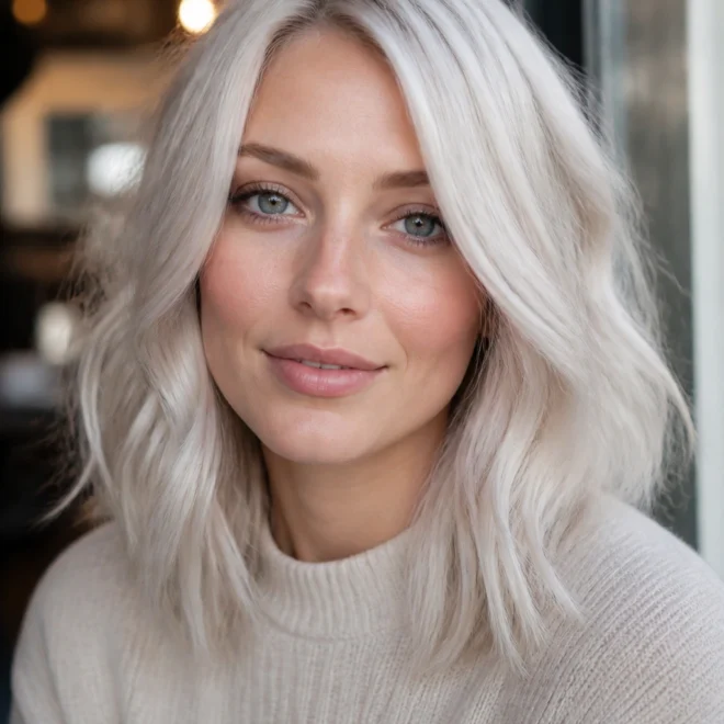 18 Platinum Blonde Hair Color Ideas for Cool Skin Tones