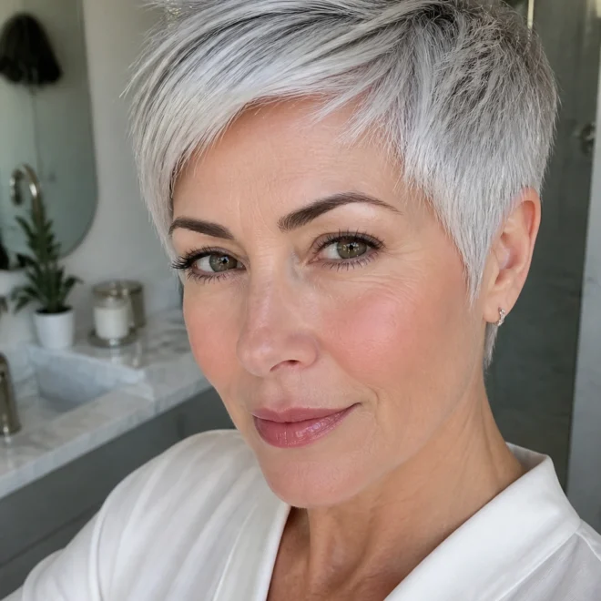 20 Silver Grey Hair Color Ideas for Cool Skin Tones