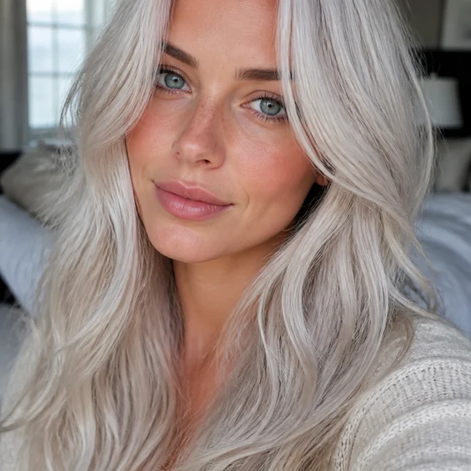 18 Silver Blonde Hair Color Ideas for Cool Skin Tones
