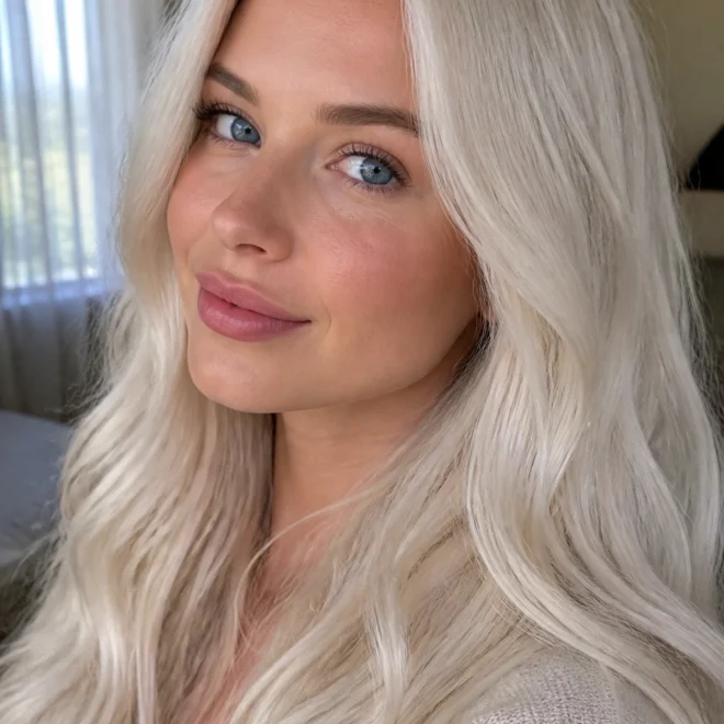 20 White Blonde Hair Color Ideas for Cool Skin Tones
