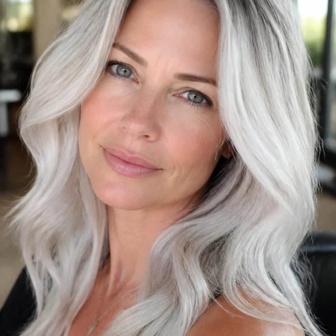 18 Silver White Hair Color Ideas for Cool Skin Tones