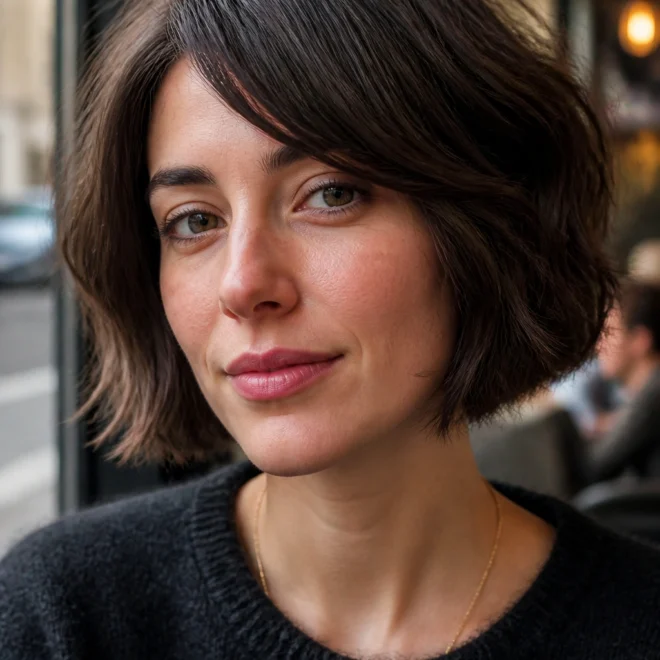 28 Boho Short Haircuts for Round Faces