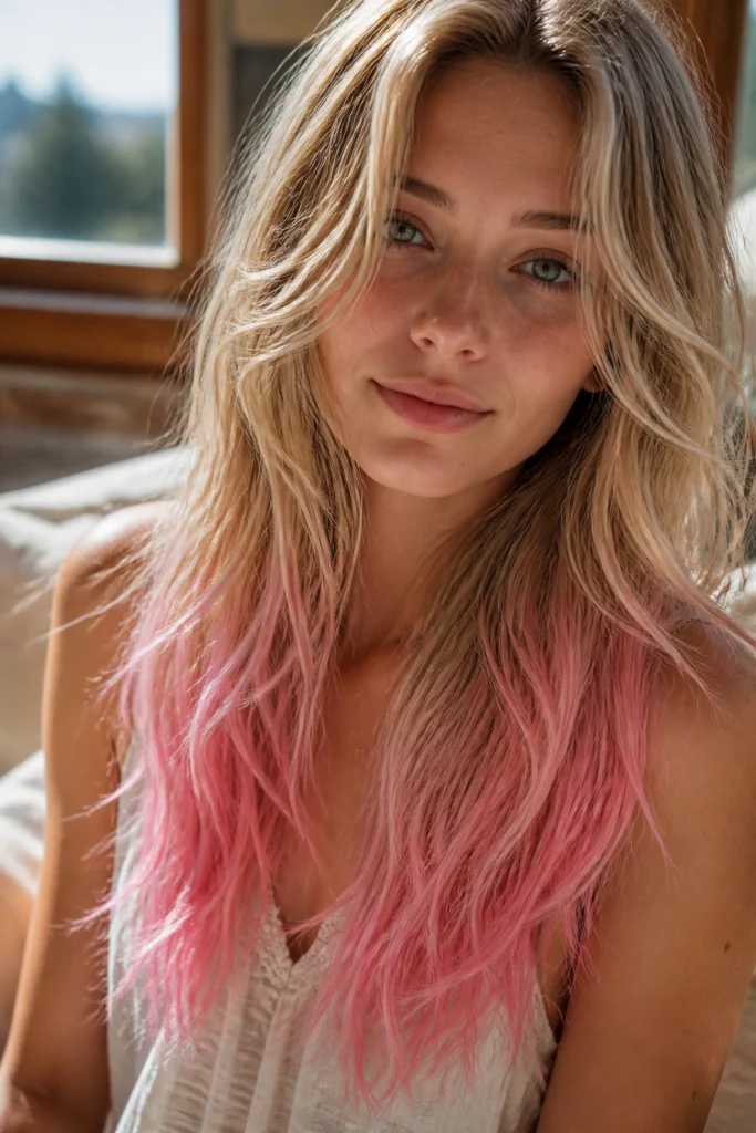25 Pink Ombre Hair Ideas for Long Hair