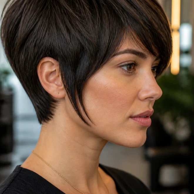 28 Edgy Short Haircuts for Round Faces