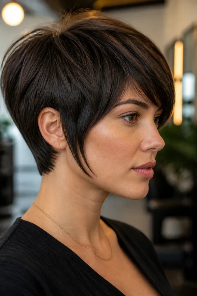 28 Edgy Short Haircuts for Round Faces