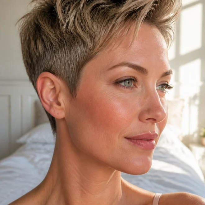 20 Short Wavy Pixie Cuts for Round Faces