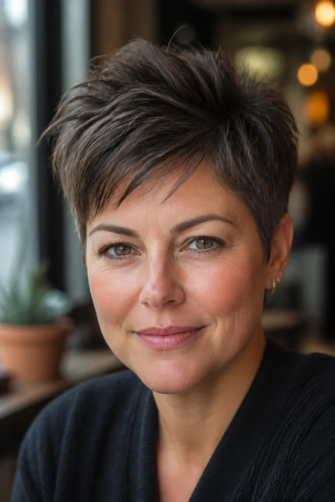 18 Short Pixie Cuts for Round Faces