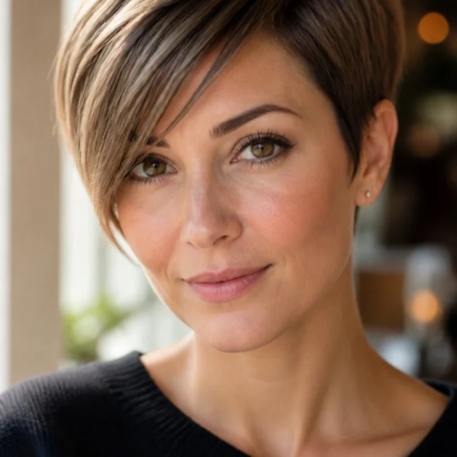18 Pixie Cuts for Round Faces