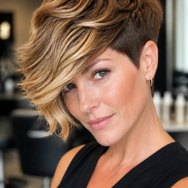 22 Short Asymmetrical Hairstyles for Wavy Hair