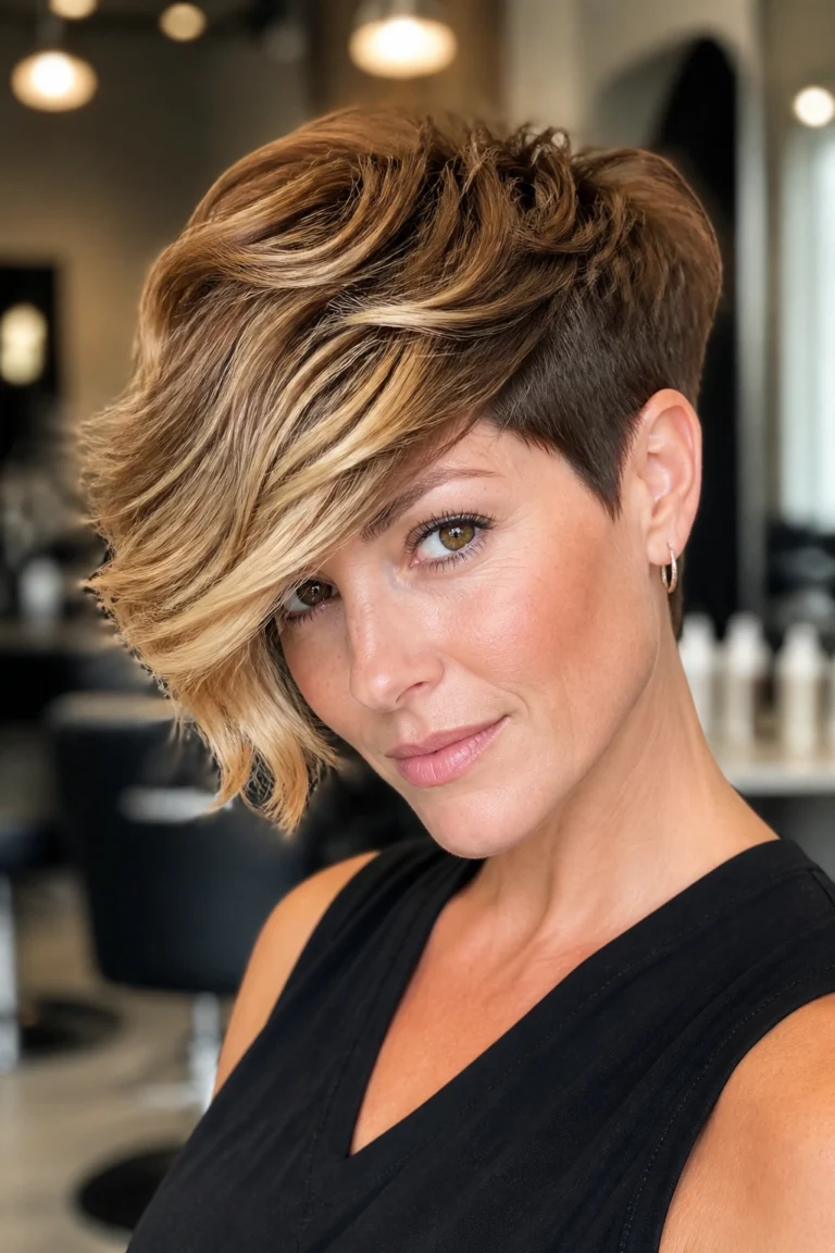 22 Short Asymmetrical Hairstyles for Wavy Hair