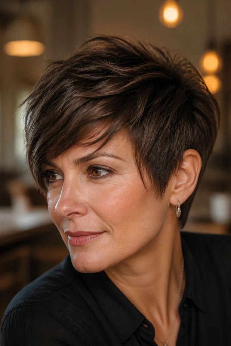 20 Brown Pixie Cuts for Fine Hair