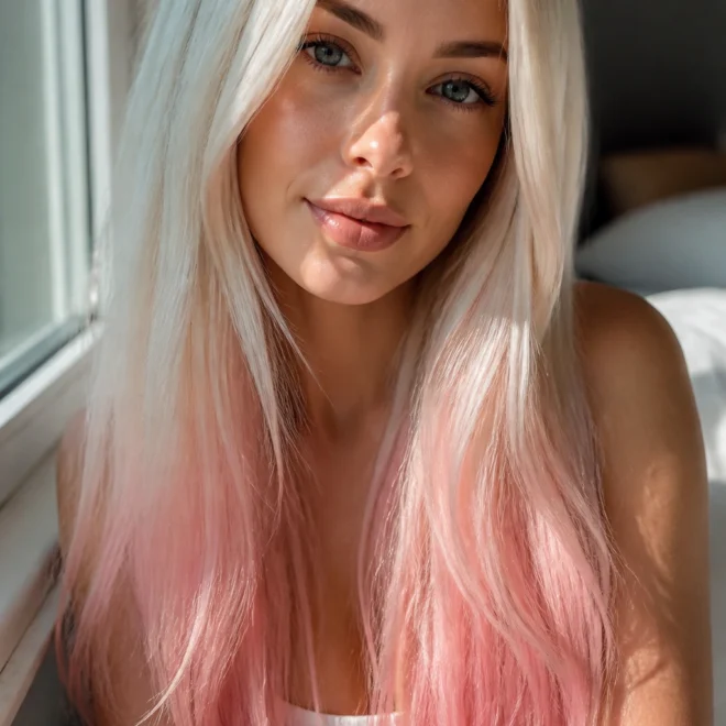 18 Blonde Pink Ombre Hair Ideas for Long Hair