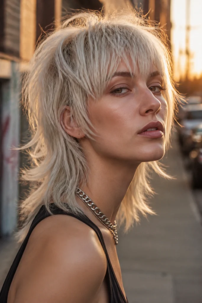 12 Shaggy Blonde Mullet Haircuts for Women