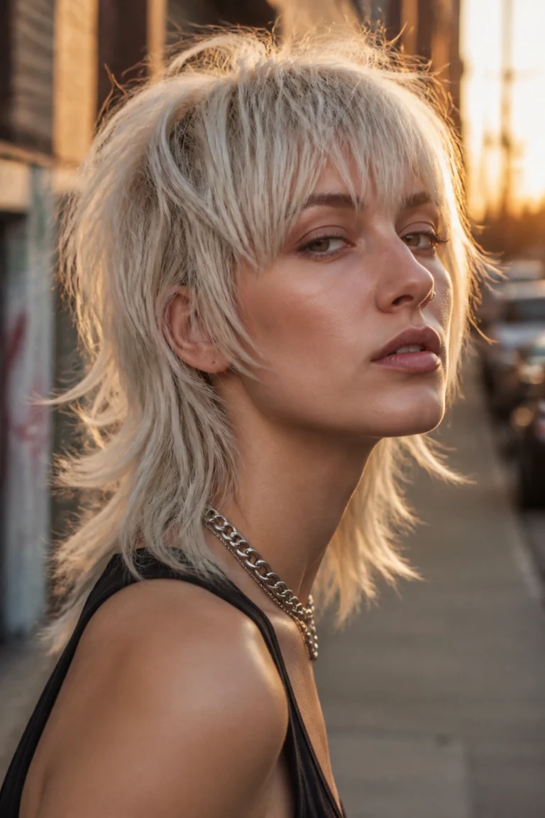 12 Shaggy Blonde Mullet Haircuts for Women