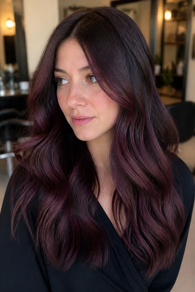 28 Brown Burgundy Hair Color Ideas for Cool Skin Tones