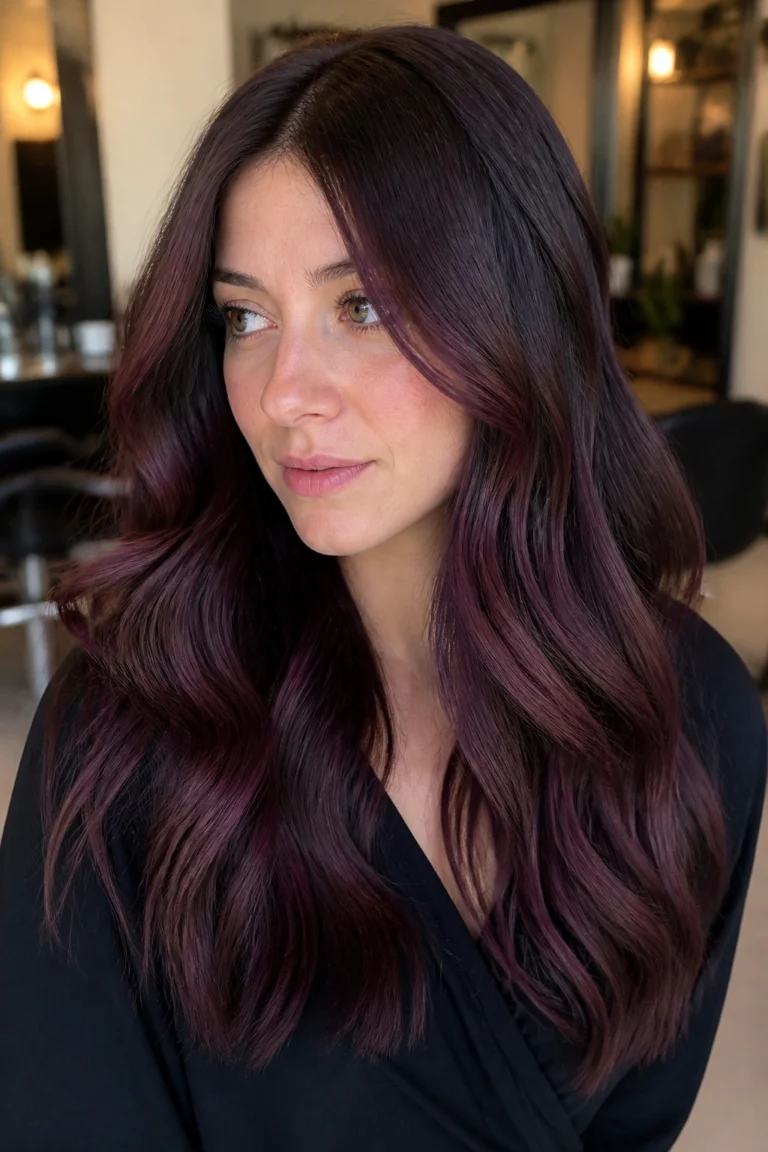 28 Brown Burgundy Hair Color Ideas for Cool Skin Tones