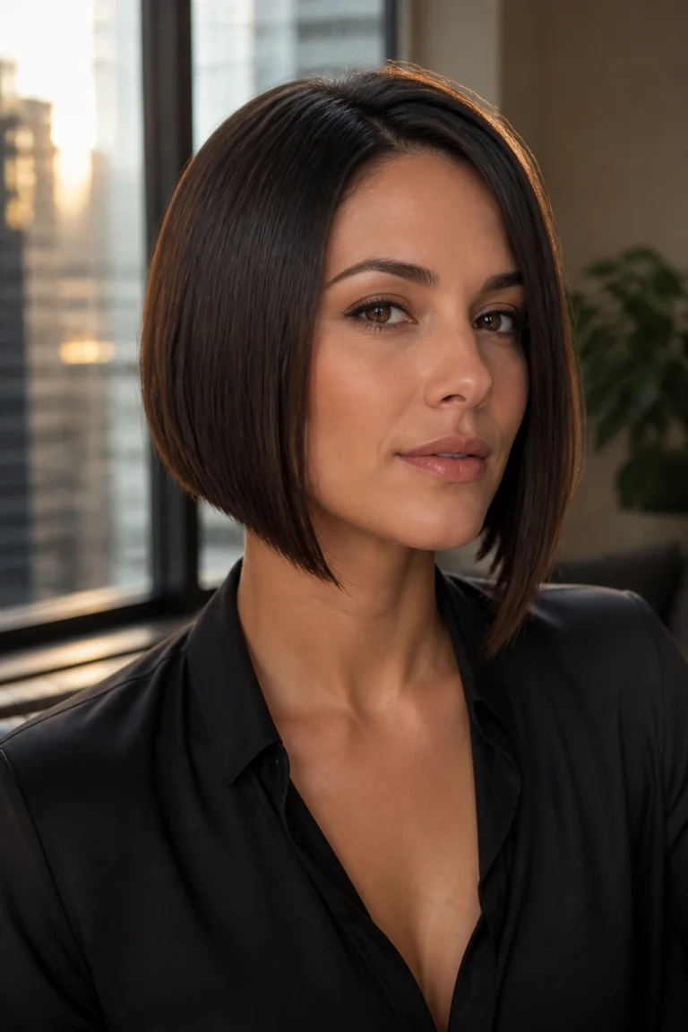 20 Short Straight Bob Haircuts for Round Faces