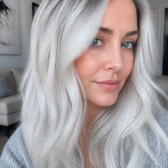 18 White Hair Color Ideas for Cool Skin Tones